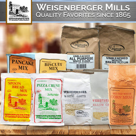 Weisenberger grits storage image recommending refrigeration after opening