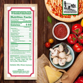 Weisenberger Pizza Crust Mix calzone assembly for family meals.