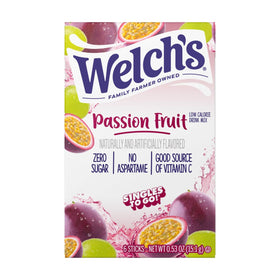 Welch's 5-pack variety display in retail setting.