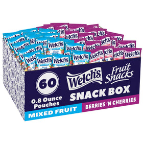 Welch's Fruit Snacks mixed fruit and berries box for family snacking