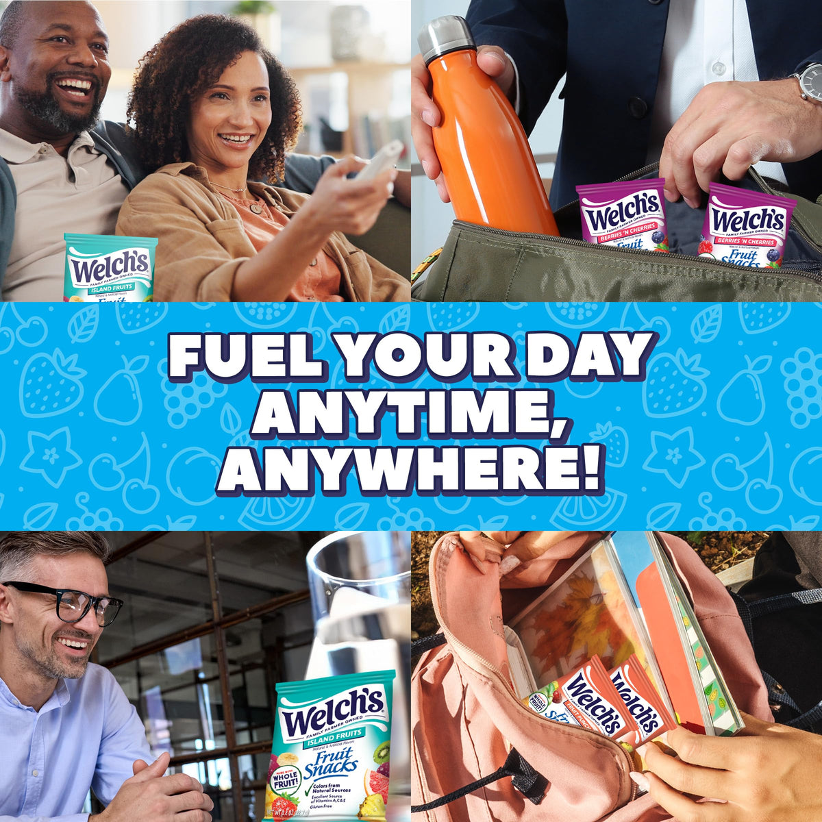 No artificial dyes preserve natural fruit flavors.