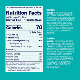 Welch's Fruit Snacks 40-pack display; convenient, shareable snack for school, work, and travel