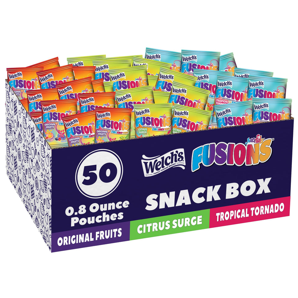 Welch's Fusions Original Fruits pouch with watermelon and lemon pair for on-the-go flavor