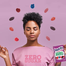 Welch's gluten-free sugar-free snack pack highlighting fat-free, lunchbox friendly option