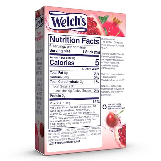 Welch's Singles To Go packets highlighted for quick, portable flavor
