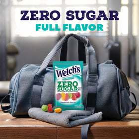 Welch's Island Fruits flavor close-up emphasizing bold fruit taste and sugar-free option.
