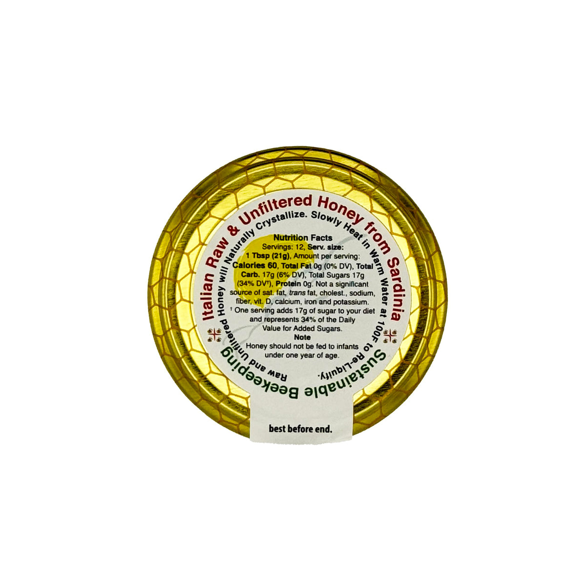 WellEatable artisanal balsamic honey from Sardinia with cooperative origin label