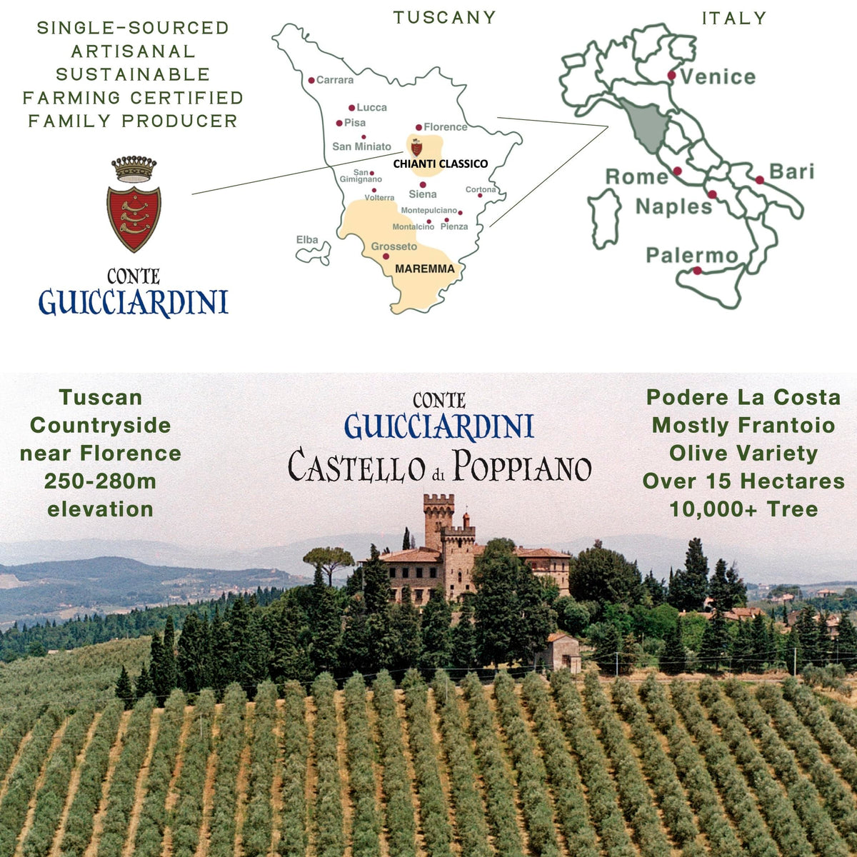 WellEatable Laudemio Poppiano Guicciardini artichoke notes closeup reveals a peppery finish