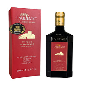 WellEatable Laudemio Volmiano bottle front showing premium, polyphenol-rich EVOO for everyday cooking