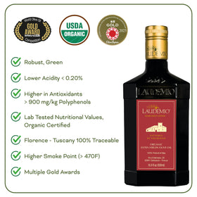 WellEatable Laudemio Volmiano label detail highlights early harvest quality from a Tuscan estate