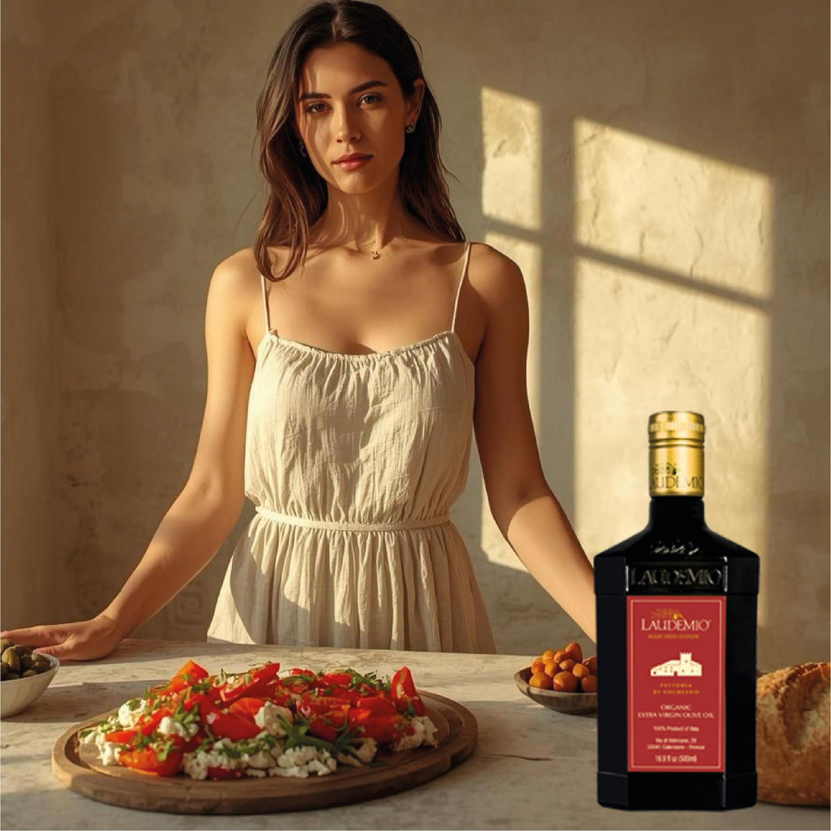 WellEatable Laudemio Volmiano pesticide-free seal emphasizes pesticide-free origin and trust