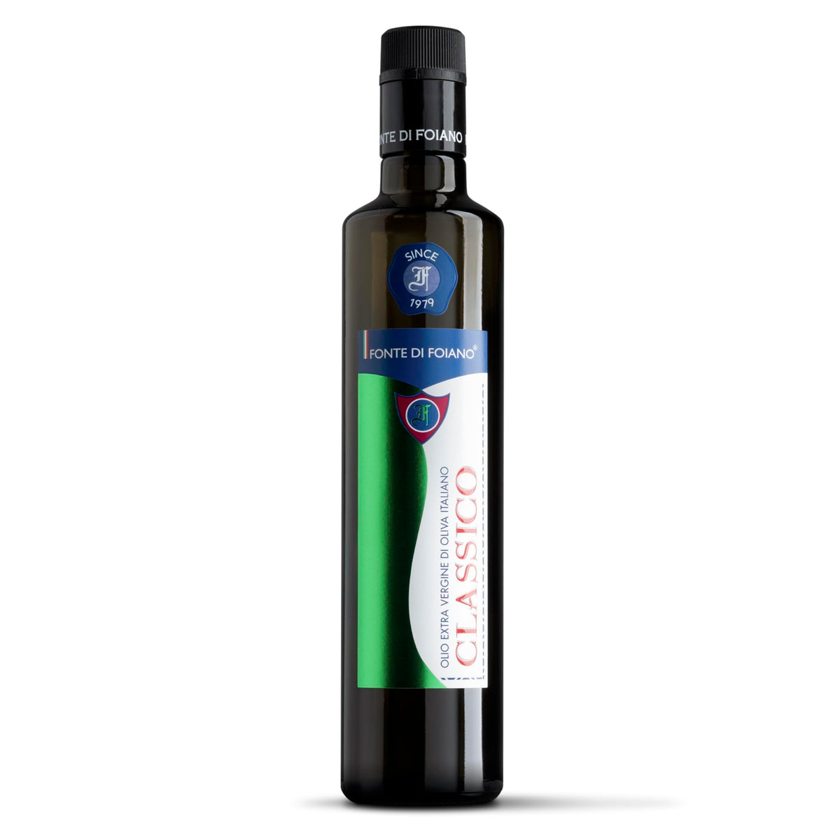 WellEatable Tuscan olive oil bottle front view for finishing flavor