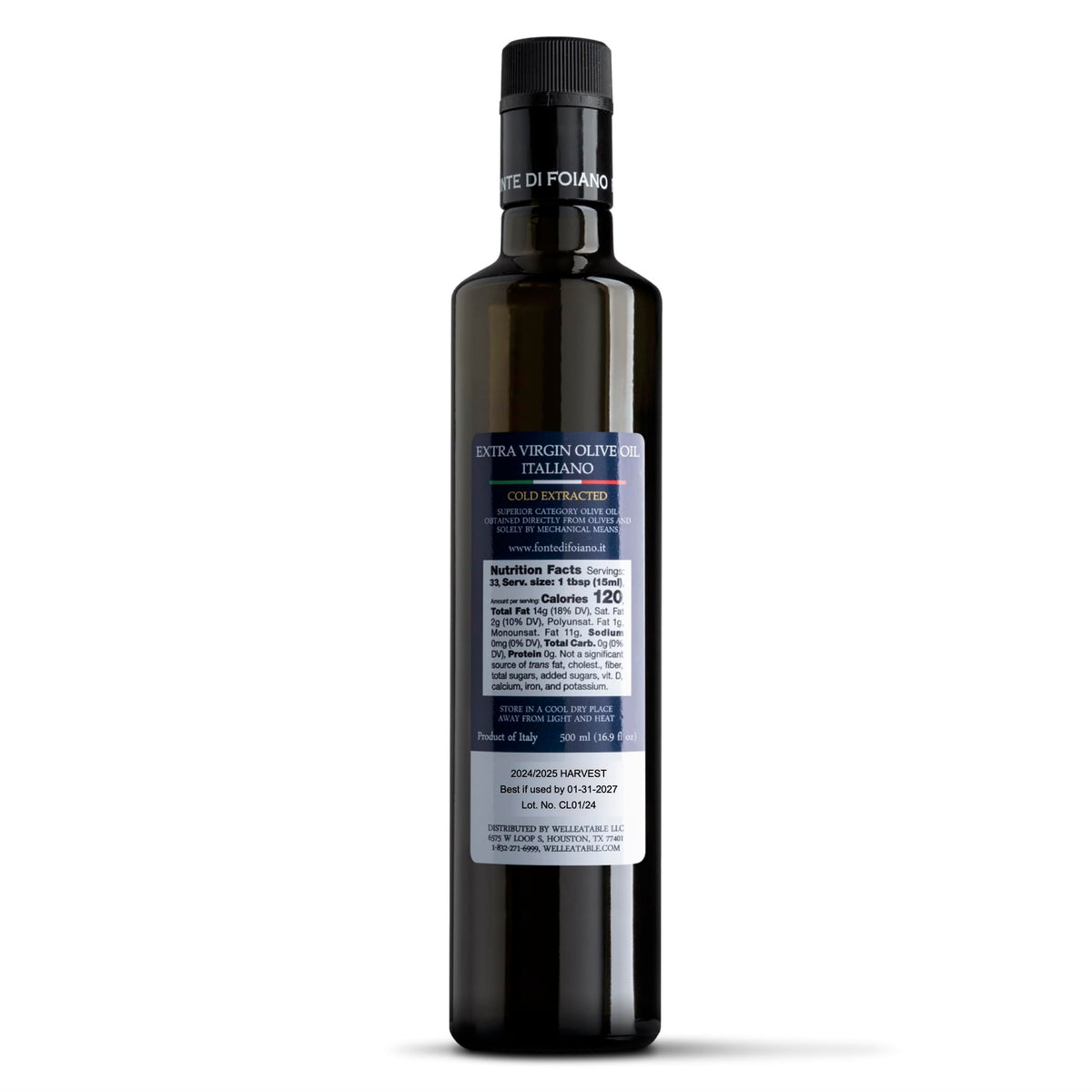 WellEatable Tuscan olive oil gift-pack showcase, premium holiday gift