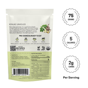 Well Lean Konjac Rice 75g serving portion ready for quick meals.