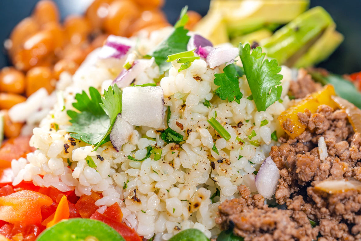 Well Lean Konjac Shirataki Rice serving idea demonstrates versatile meals.