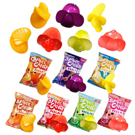 WellSpring Peelable Gummy Candies fruit-assembly visuals for playful peeling