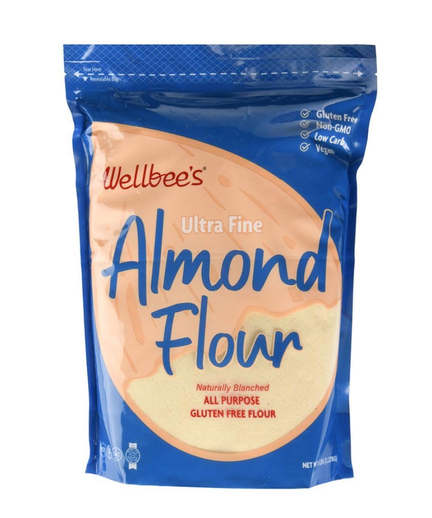 Wellbee's almond flour extra-fine packaging ideal gluten-free baking base
