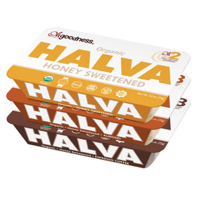 Wellbee's OhGoodness Honey Halva Original 75g pack highlighting the melt-in-mouth texture and clean ingredients.