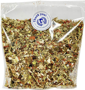 WellbeingHerbs dry mix jar ready to infuse into high-proof spirits.