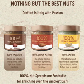 WellEatable hazelnut cream drizzled into smoothie shows convenient plant-based protein boost.