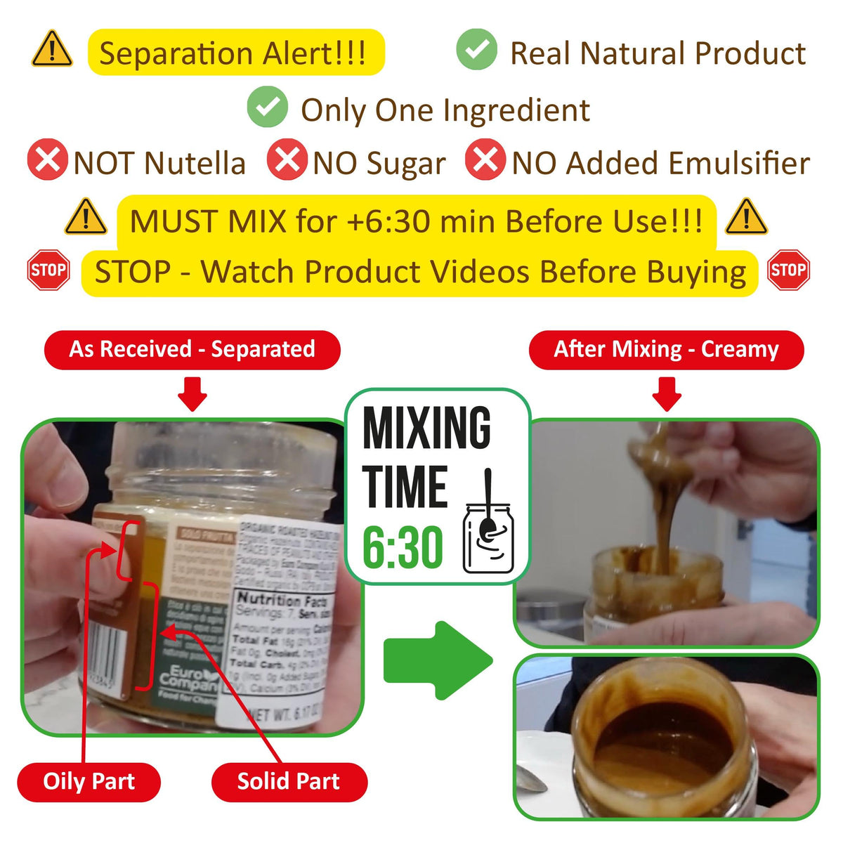 WellEatable hazelnut cream label highlights USDA organic certification for trusted sourcing.