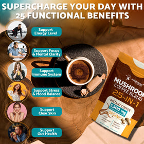 Wellness Labs RX scoop with powder suggesting quick daily energy boost