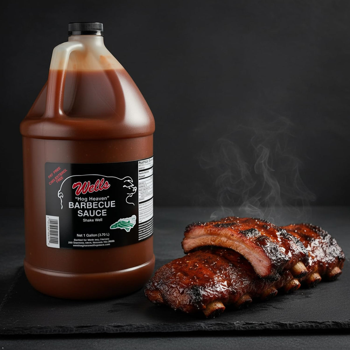 Wells Hog Heaven sauce dip and serve with vegetables or wings