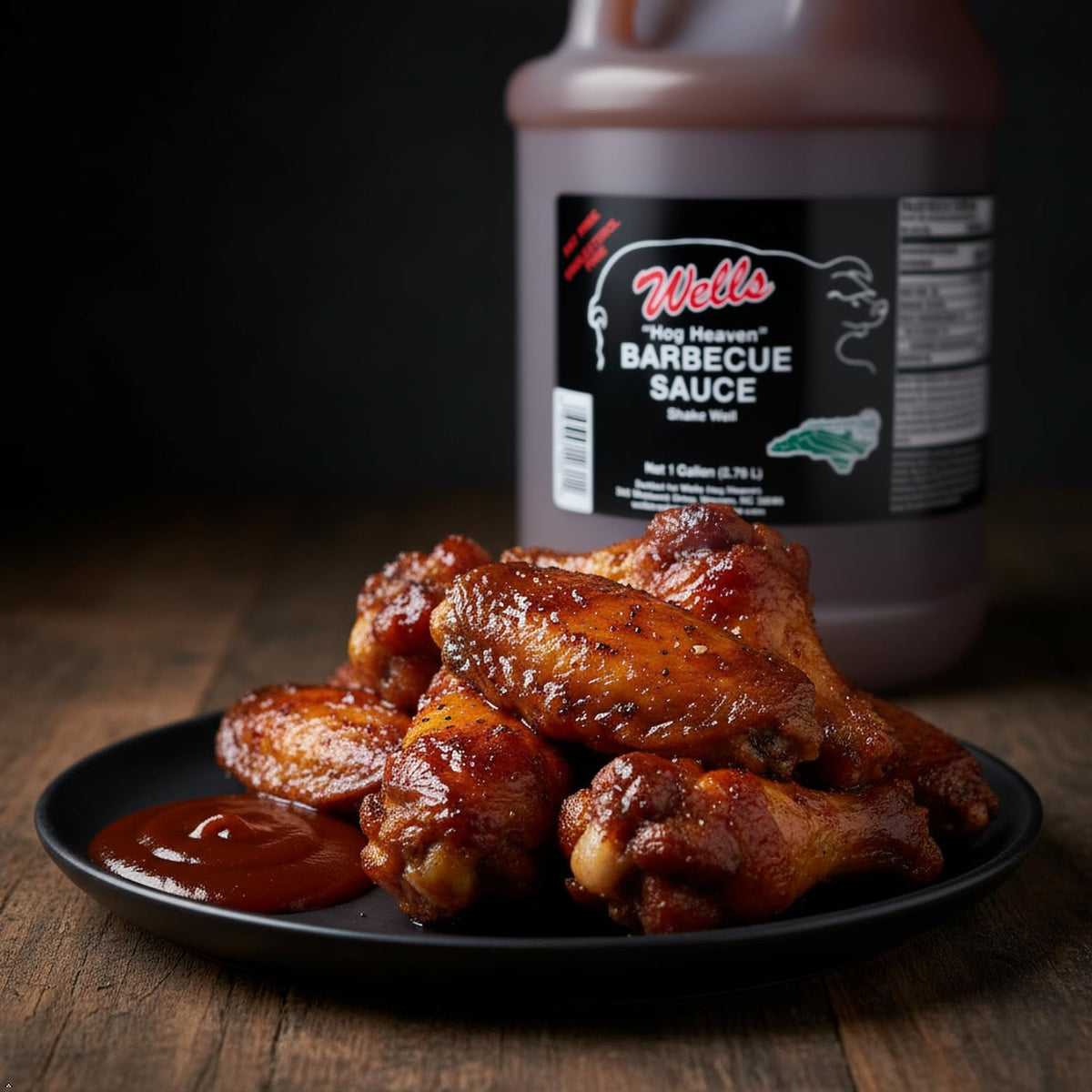 Wells Hog Heaven sauce marinate use penetrates meat with tangy depth