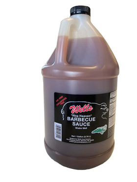 Wells Hog Heaven barbecue sauce pour for pork glaze tangy Carolina flavor