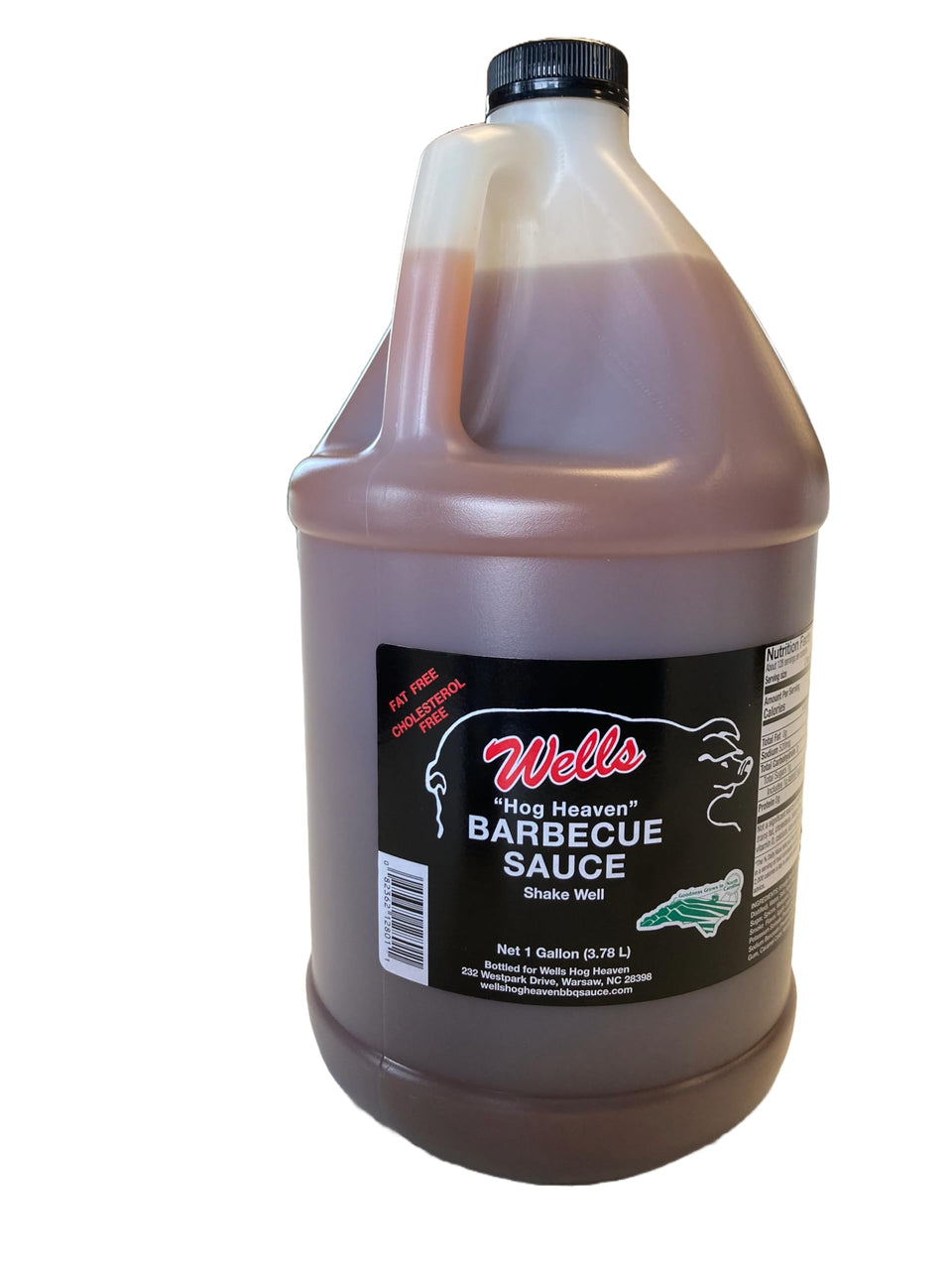 Wells Hog Heaven barbecue sauce pour for pork glaze tangy Carolina flavor