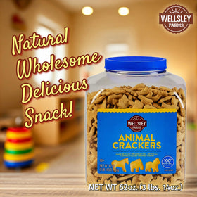 Wellsley Farms Animal Crackers in a bowl for casual munching.