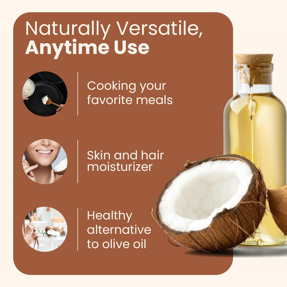 Wellsley Farms coconut oil skin care nourishes dry skin.