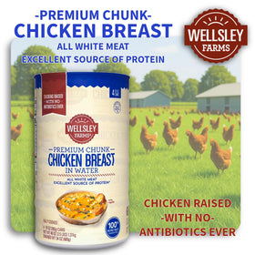 Wellsley Farms no antibiotics ever chicken, ideal for quick sandwiches.