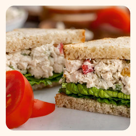 Wellsley Farms chicken slices for sandwiches, easy prep and reliable lunch option.