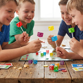 WellSpring dice lollipops offer flavor variety that sparks conversation at parties