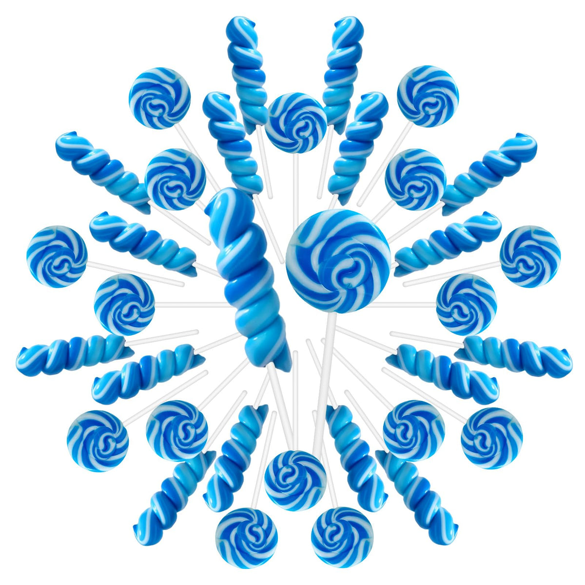 WellSpring Nutrition blueberry swirl lollipops, convenient on-the-go treats in individual wrappers