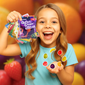 WellSpring peelable gummies serve as a playful birthday snack.