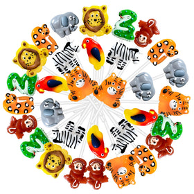 WellSpring Safari Lion-shaped lollipop for eco-friendly party favors