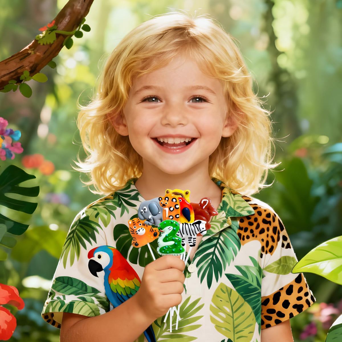 WellSpring Safari Monkey-shaped lollipop chocolate sweetness for events
