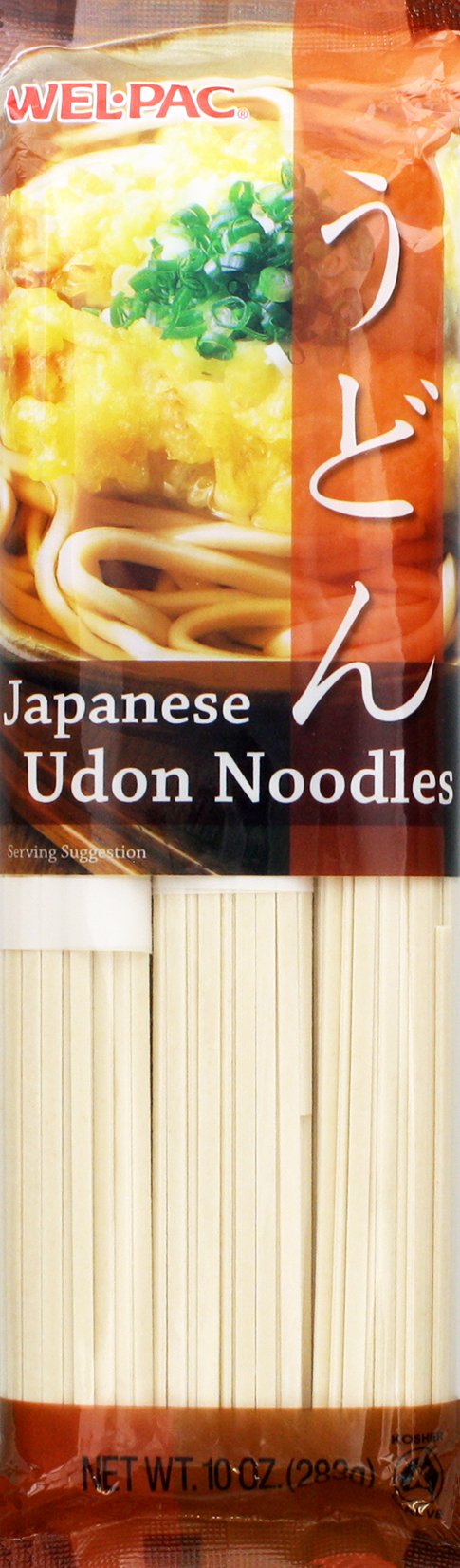 Wel-Pac Udon noodles; 12-pack ready to boil for hot or cold broths.
