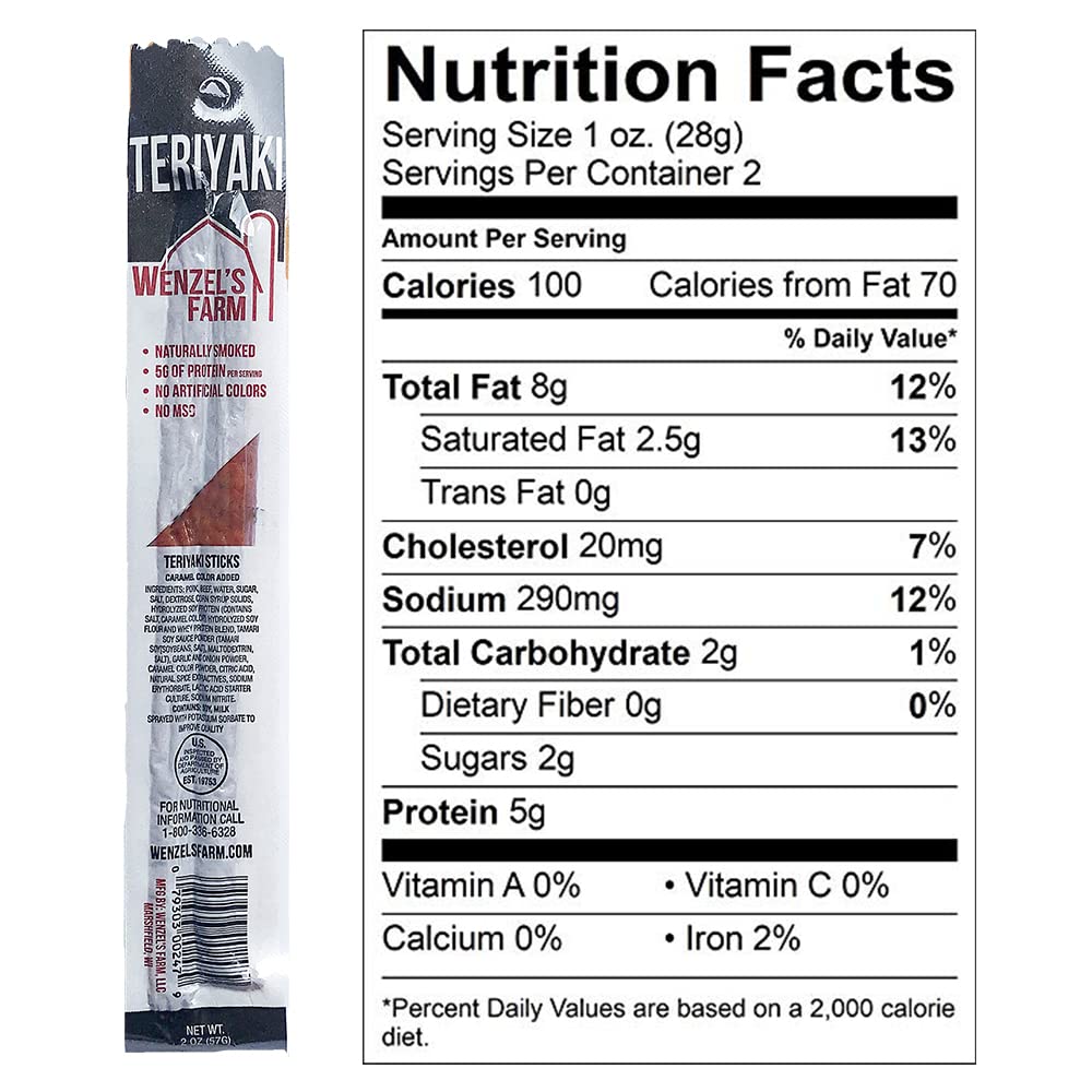 Wenzel's Farm Beef jerky texture closeup highlights tender, smoky beef.