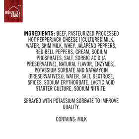 Gluten-free badge on Wenzel's Farm sticks highlighting gluten-free option.