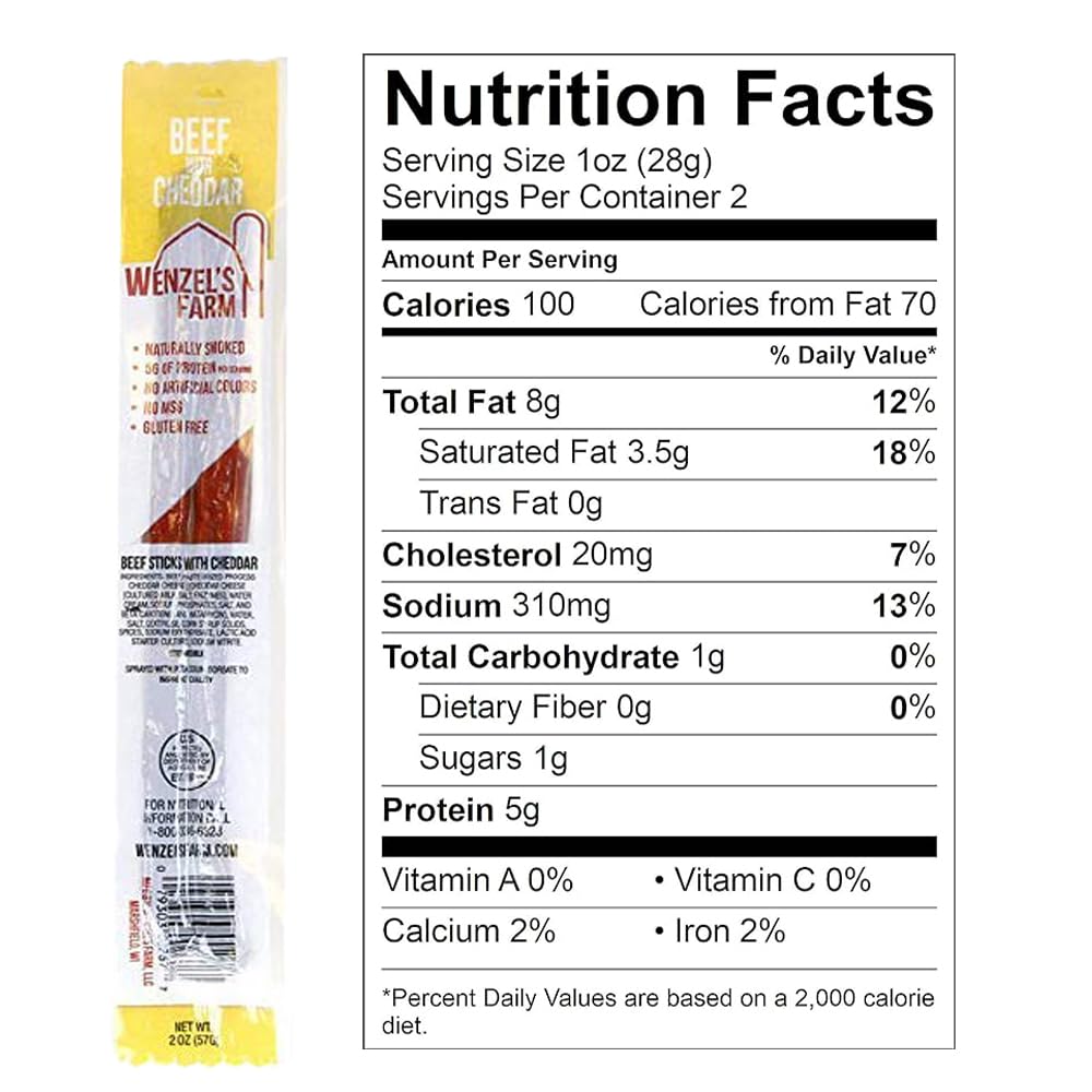 Wenzel's Farm handheld-snack-sticks are portable for workouts and travel.