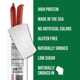Wenzel's Farm Jalapeño Cheddar Sticks hickory-smoked aroma