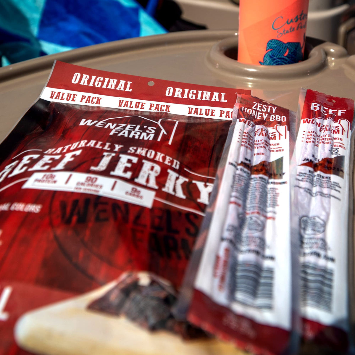 Wenzel's Farm jerky provides 10g protein per serving.