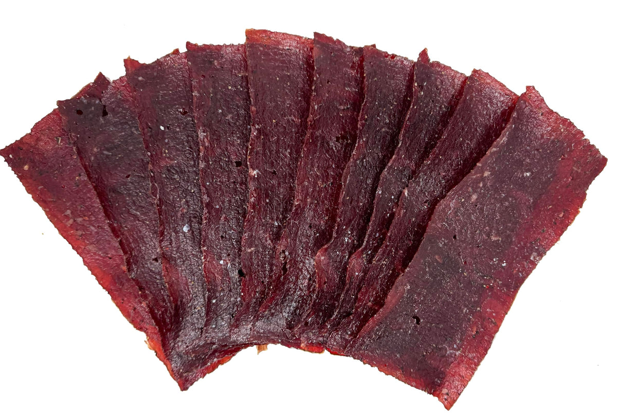 Werner Beef Jerky Slab 10-count bulk pack ready to share on the go.