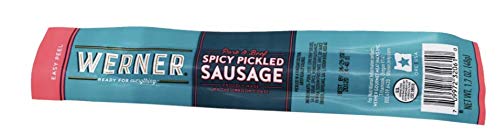 Close-up of Werner sausages showing smoky spice and ready-to-eat appeal