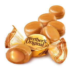 Werther's Original creamy caramel center melts smoothly in the mouth.
