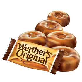 Pack of 12 Werther's Original bags, ideal for parties and gifting.