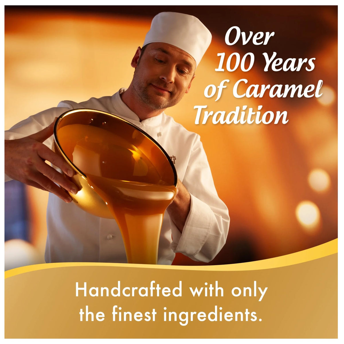 Werther's Original hard candy shell encasing a rich creamy center.